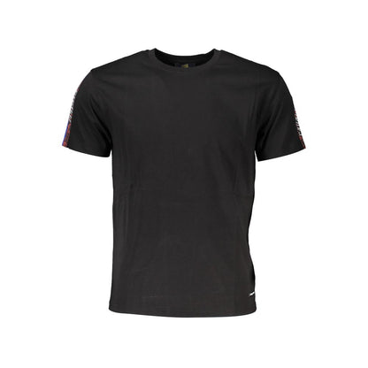Cavalli Class Black Cotton Men T-Shirt