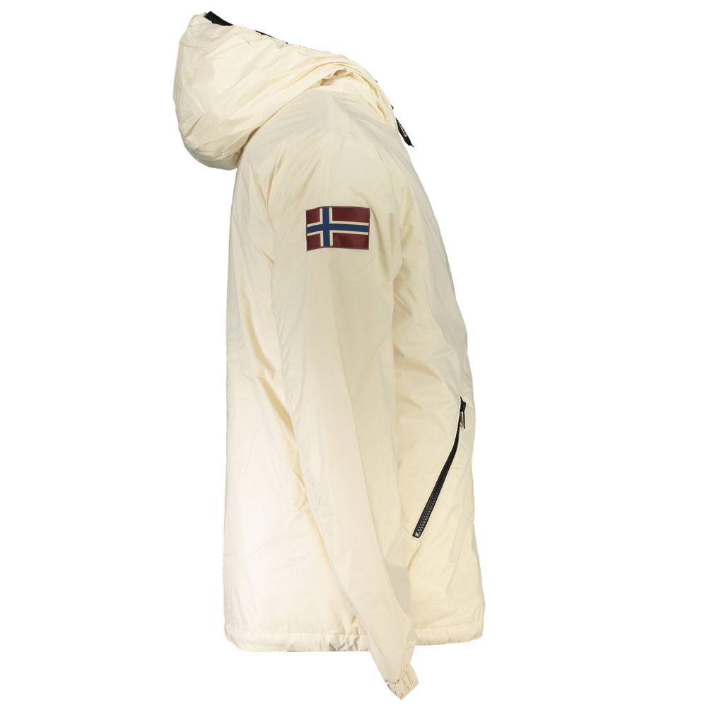 Napapijri White Polyamide Men Jacket