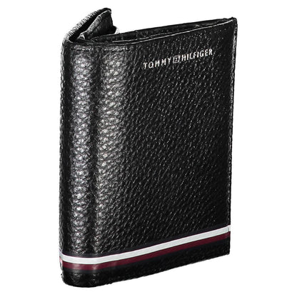 Tommy Hilfiger Black Leather Men Wallet