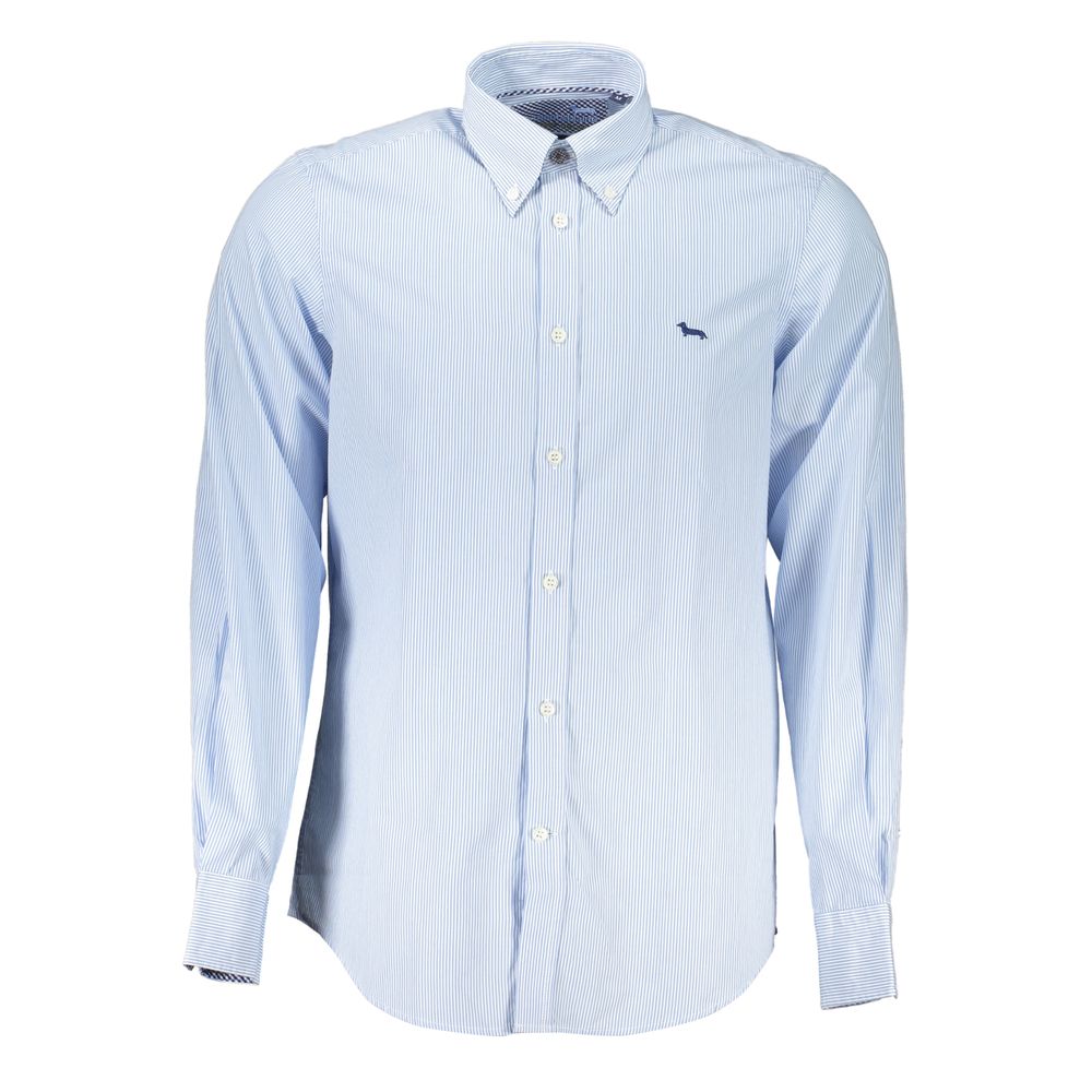 Harmont & Blaine Light Blue Cotton Men Shirt