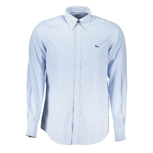 Harmont & Blaine Light Blue Cotton Men Shirt