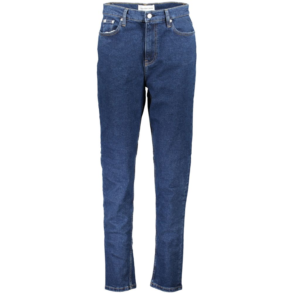 Calvin Klein Blue Cotton Jeans & Pant
