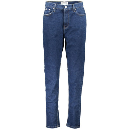 Calvin Klein Blue Cotton Jeans & Pant
