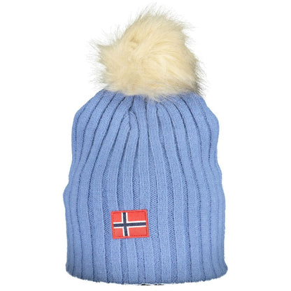 Norway 1963 Light Blue Acrylic Women Hat