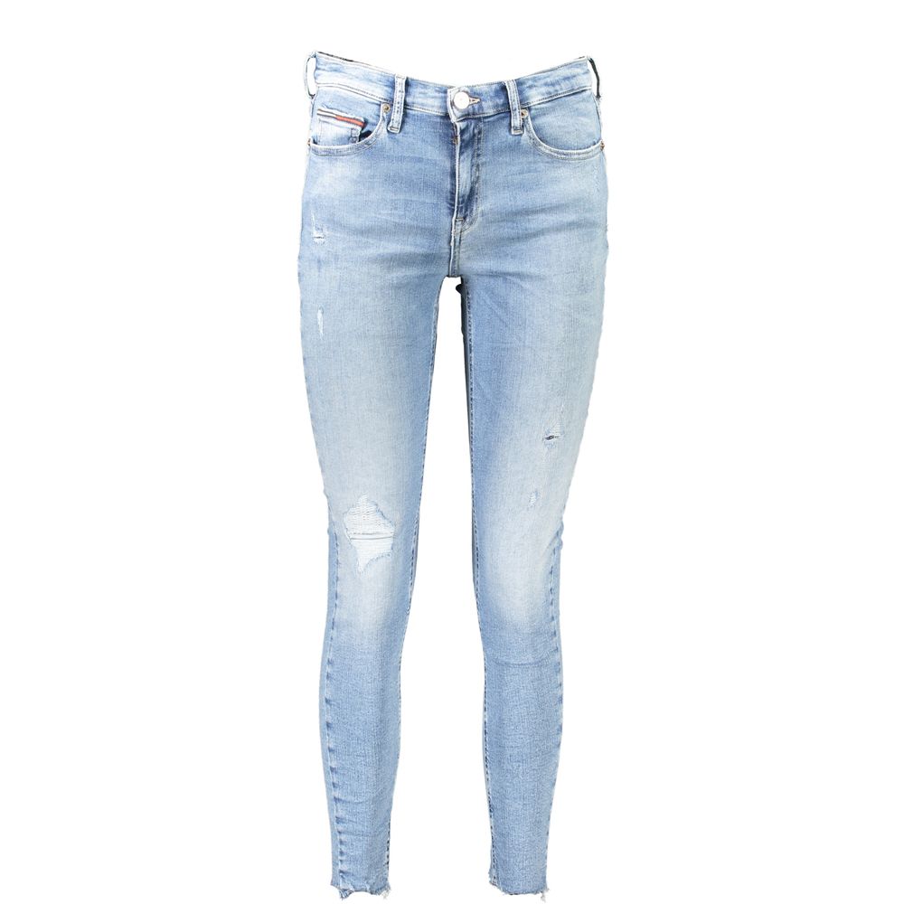 Tommy Hilfiger Light Blue Cotton Women Jeans