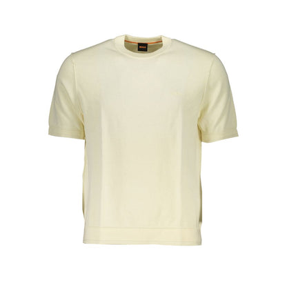 Hugo Boss White Cotton Men Sweater