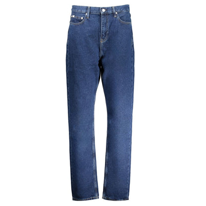 Calvin Klein Blue Cotton Jeans & Pant