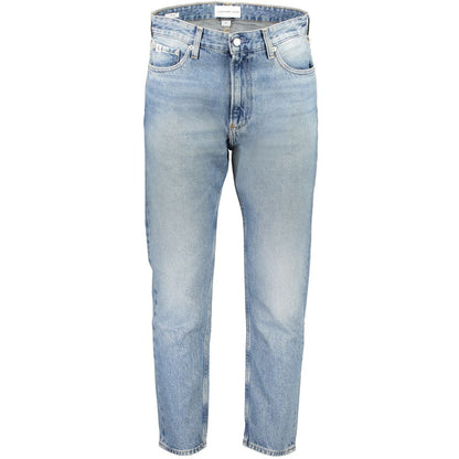 Calvin Klein Light Blue Cotton Men Jeans