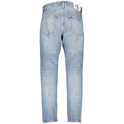 Calvin Klein Light Blue Cotton Men Jeans