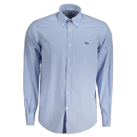 Harmont & Blaine Light Blue Cotton Men Shirt
