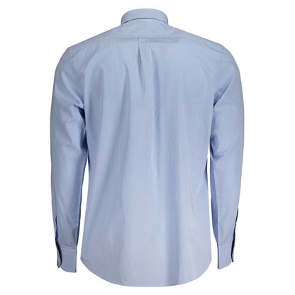 Harmont & Blaine Light Blue Cotton Men Shirt