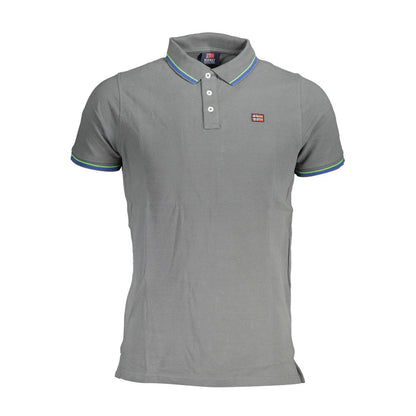 Norway 1963 Brown Cotton Men Polo Shirt