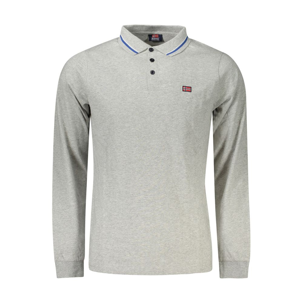 Norway 1963 Brown Cotton Men Polo Shirt
