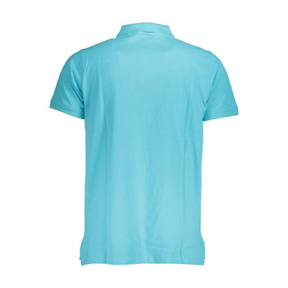Norway 1963 Blue Cotton Men Polo Shirt