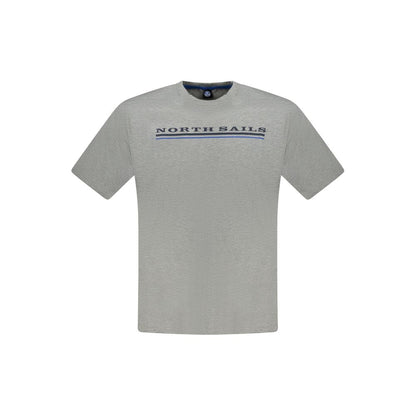 North Sails Brown Cotton Men T-Shirt