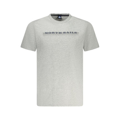 North Sails Brown Cotton Men T-Shirt