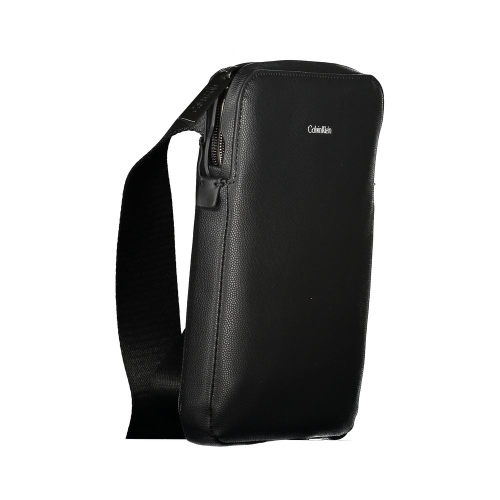 Calvin Klein Black Polyester Men Shoulder Bag