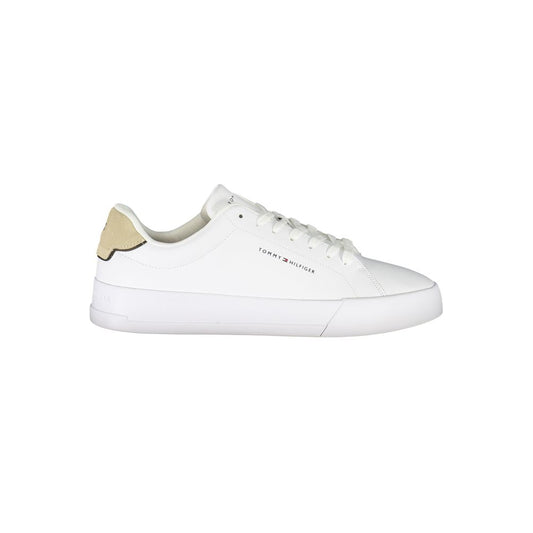 Tommy Hilfiger White Leather Men Sneaker
