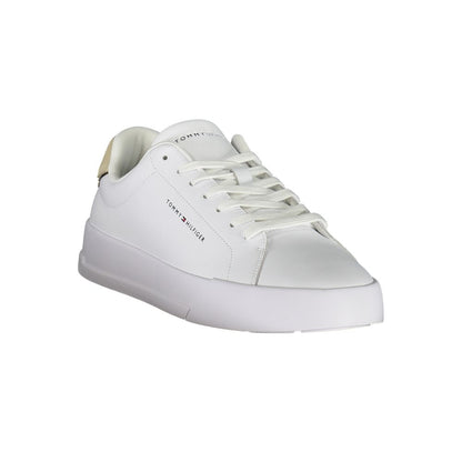Tommy Hilfiger White Leather Men Sneaker
