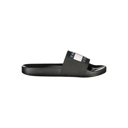 Tommy Hilfiger Black Polyethylene Men Sandal