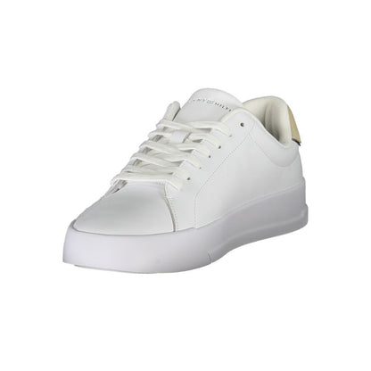 Tommy Hilfiger White Leather Men Sneaker