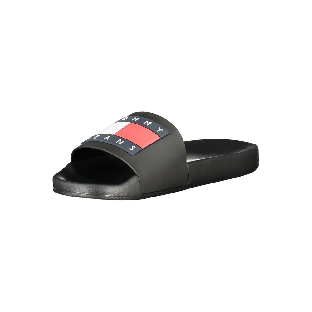 Tommy Hilfiger Black Polyethylene Men Sandal