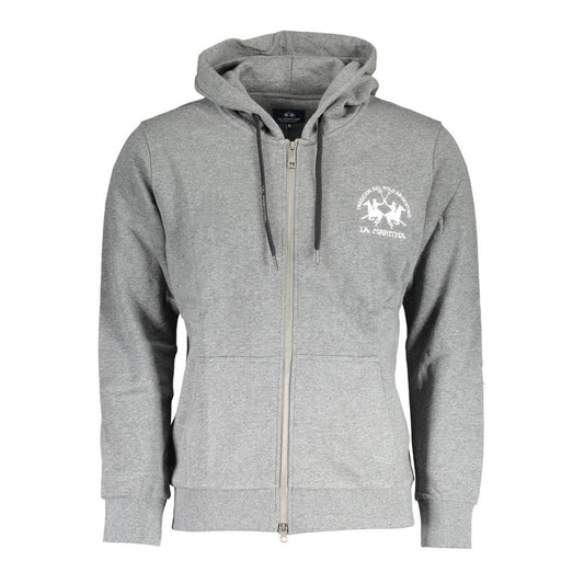 La Martina Brown Cotton Men Sweater