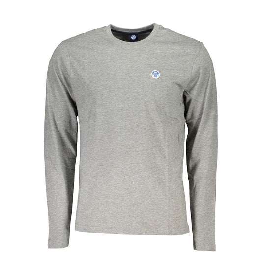 North Sails Brown Cotton Men T-Shirt