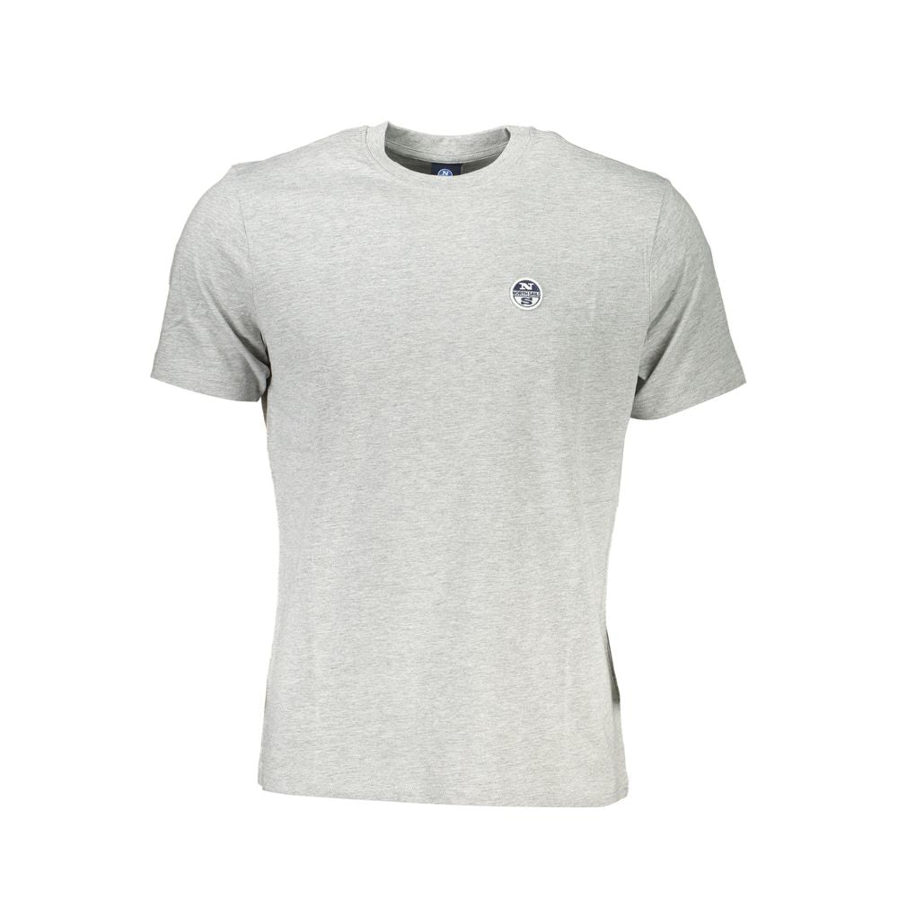 North Sails Brown Cotton Men T-Shirt