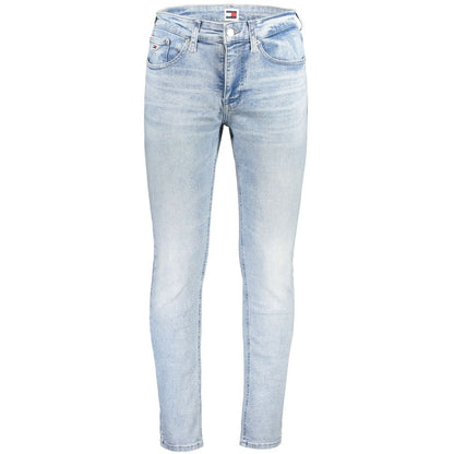 Tommy Hilfiger Light Blue Cotton Men Jeans