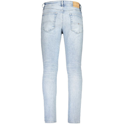 Tommy Hilfiger Light Blue Cotton Men Jeans