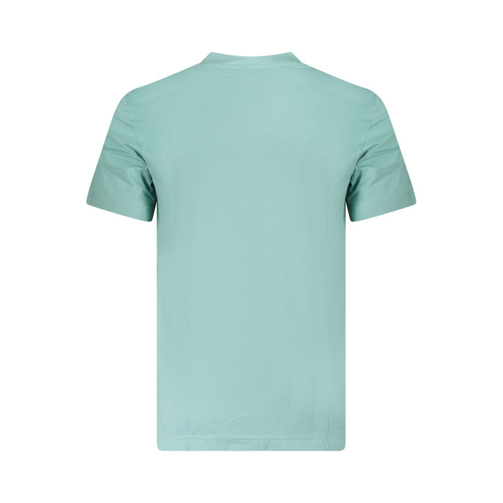 Calvin Klein Light Blue Cotton Men T-Shirt