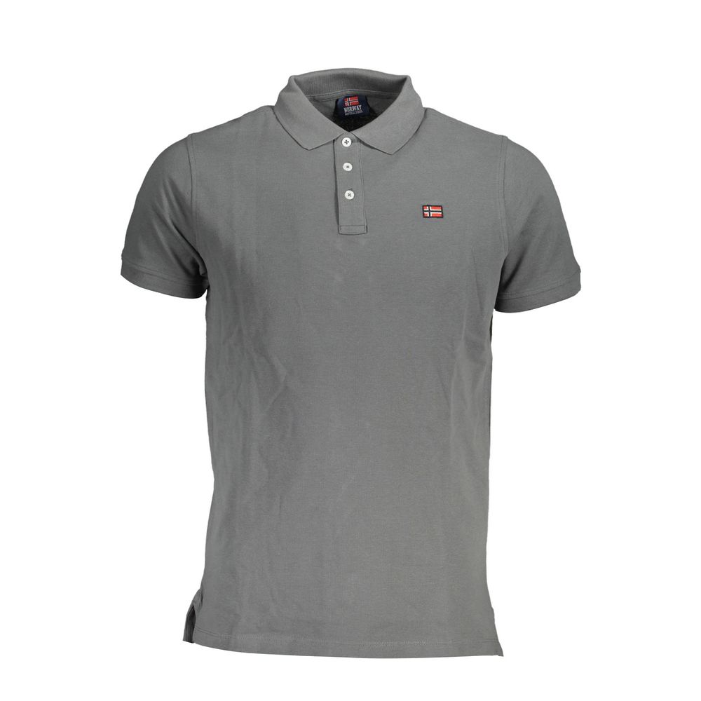 Norway 1963 Brown Cotton Men Polo Shirt