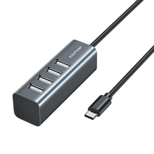 Awei CL-122T Type-C Hub to USB 2.0 with 4 Ports