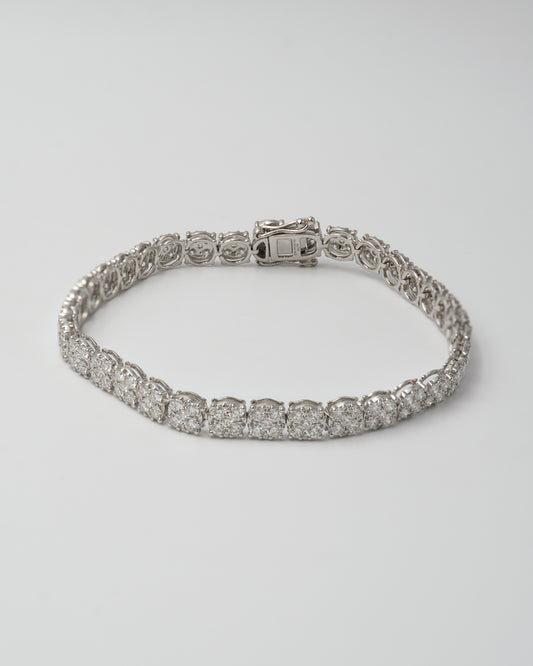 NATURAL DIAMOND LUXURIOUS TENNIS BRACELET