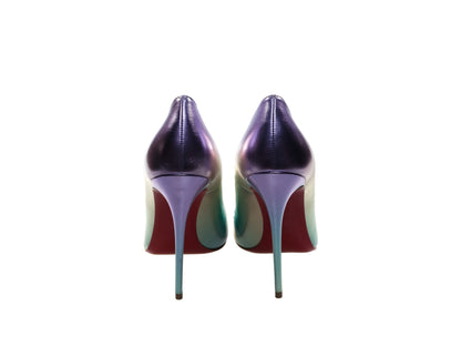 Christian Louboutin So Kate 120 Metallic Ombre Leather High Heel Pumps