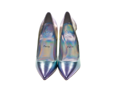 Christian Louboutin So Kate 120 Metallic Ombre Leather High Heel Pumps