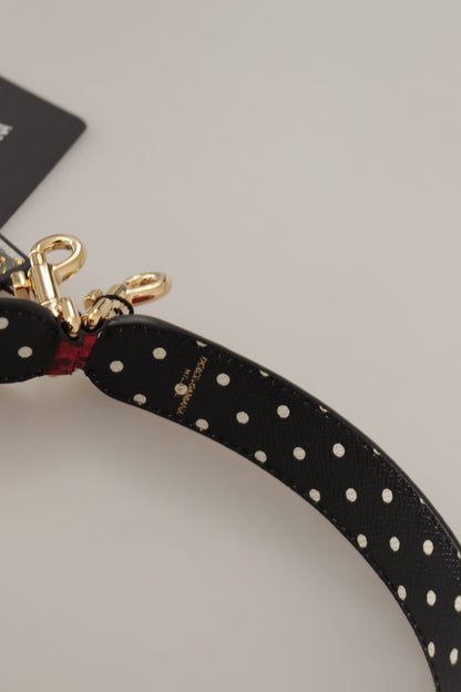 Dolce & Gabbana Elegant Red Python Leather Shoulder Strap