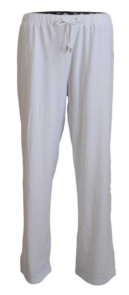John Galliano Elegant Wide Leg Cotton Pants
