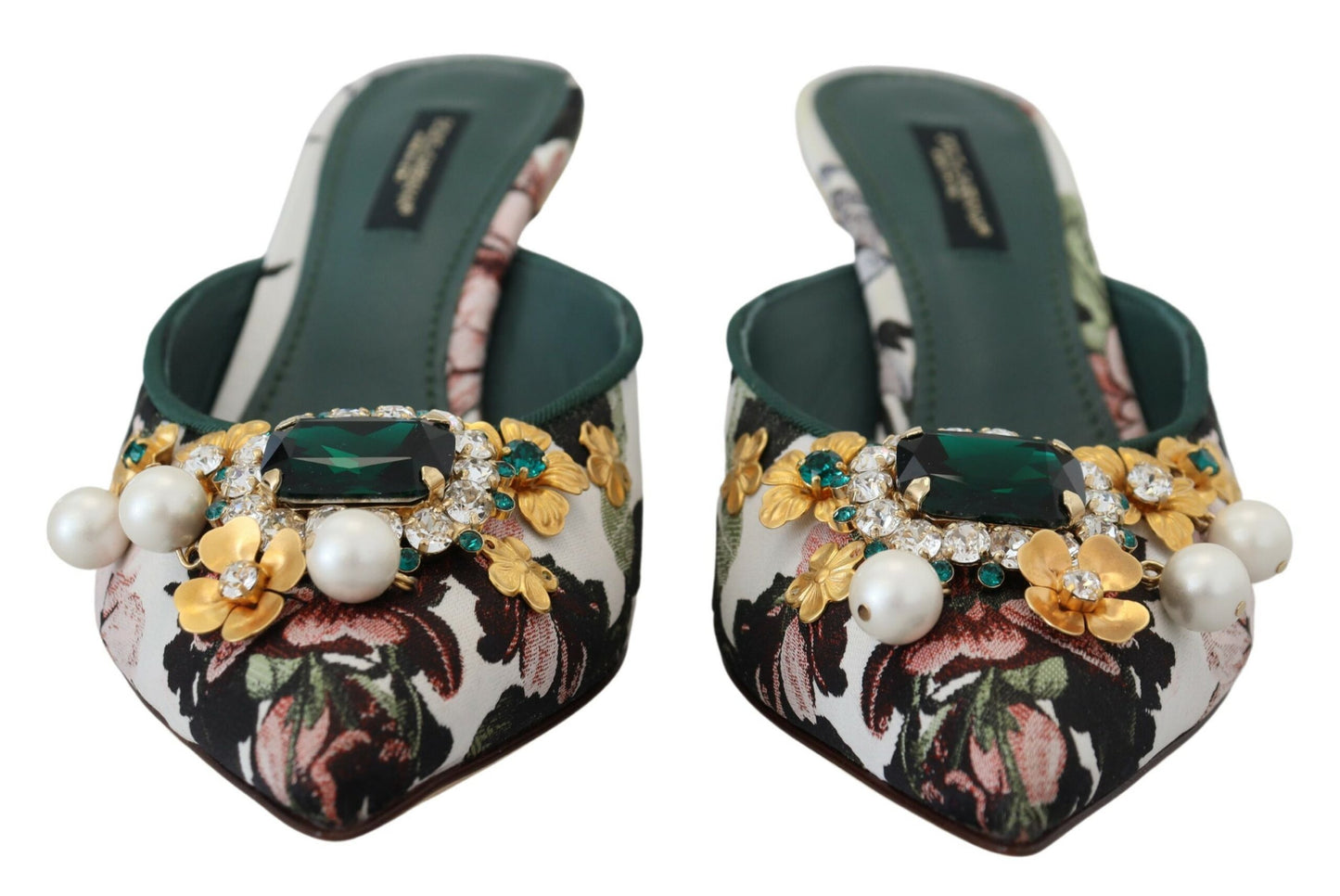 Dolce & Gabbana Multicolor Flat Luxury Sandals