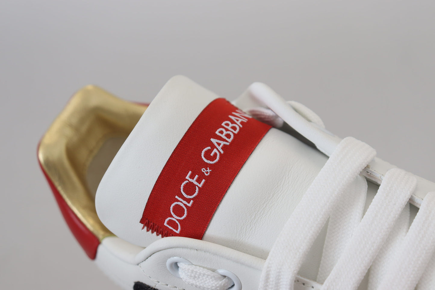 Dolce & Gabbana Sparkling White Portofino Sneakers