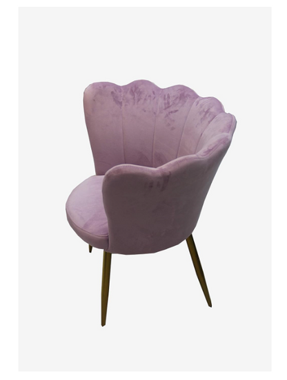 Flower shaped long leg chairs (pink)