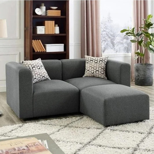 Stella Loveseat With Ottoman