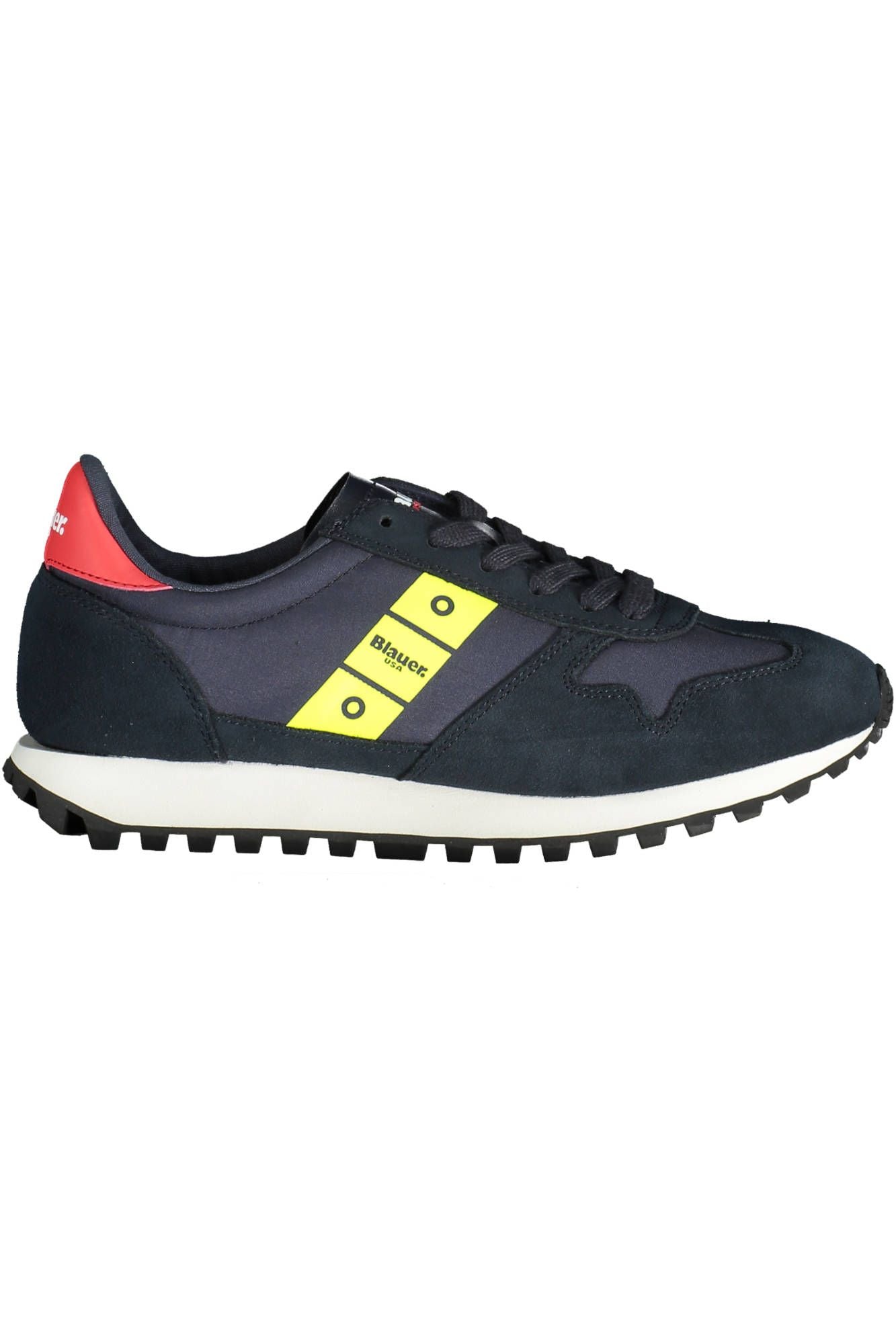 Blauer Sleek Blue Sports Sneakers with Contrasting Accents