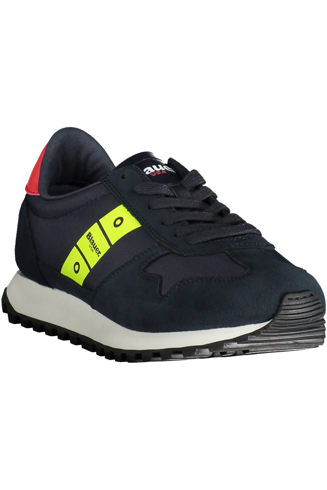 Blauer Sleek Blue Sports Sneakers with Contrasting Accents
