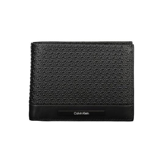 Calvin Klein Elegant Black Leather RFID Wallet