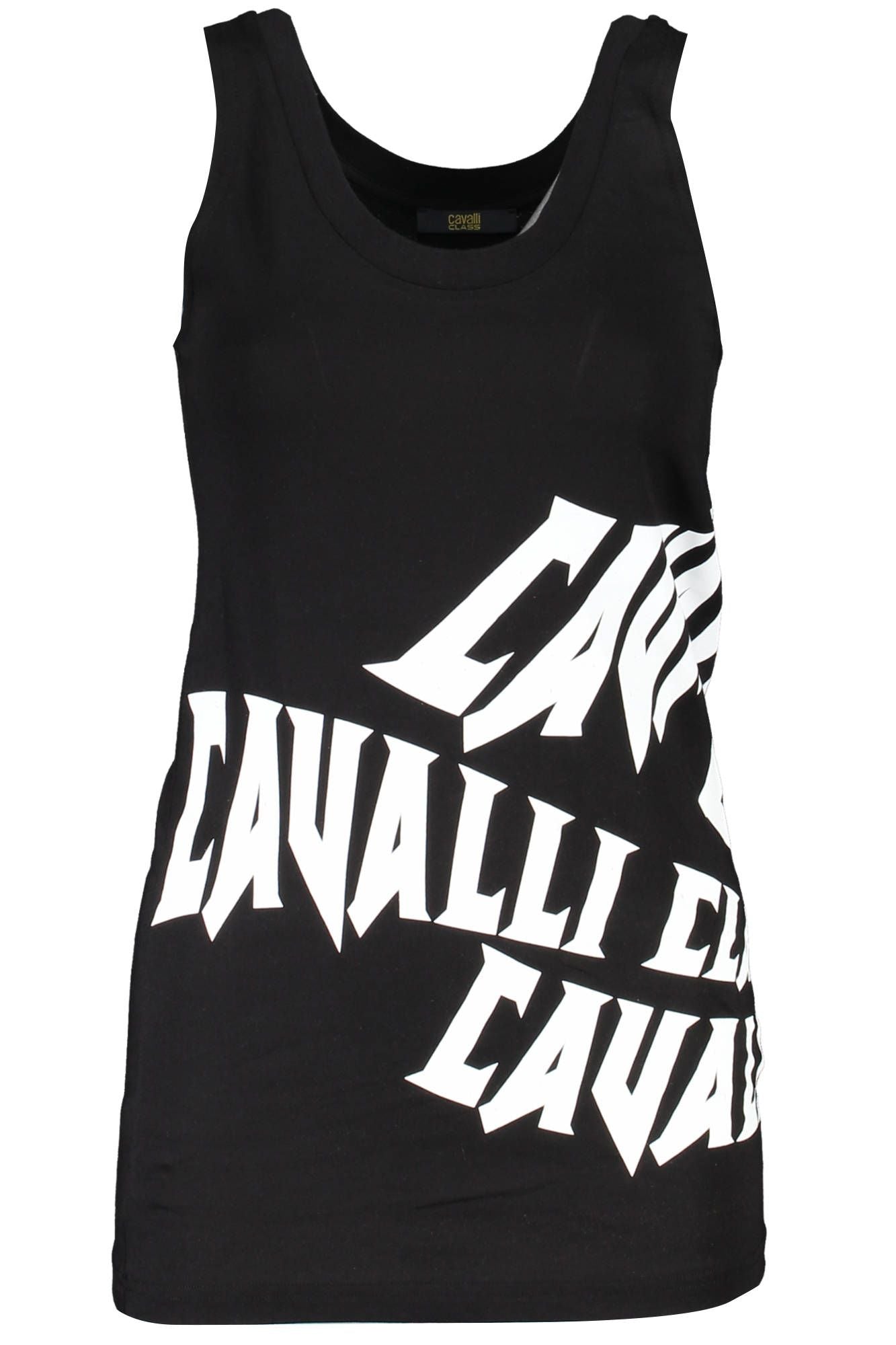 Cavalli Class Chic Wide-Shouldered Printed Tank Top