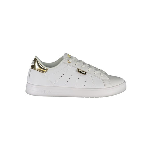 Fila Lace-Up Luxe Sneakers with Golden Accents