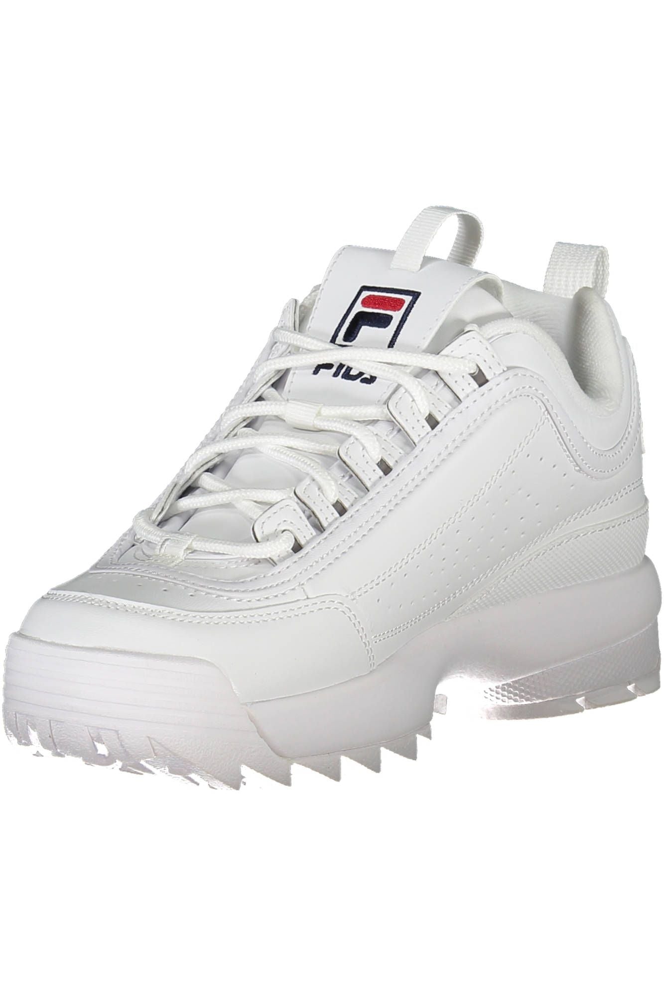 حذاء رياضي أبيض أنيق من Fila مع لمسات مطرزة