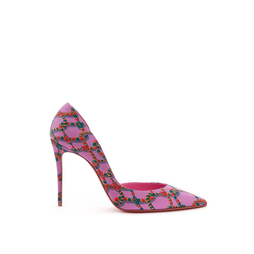 حذاء كريستيان لوبوتان راسو باللون الوردي الأنيق لأناقة السهرات